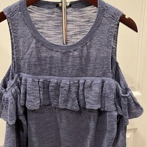 Express lightweight sweater off shoulder.